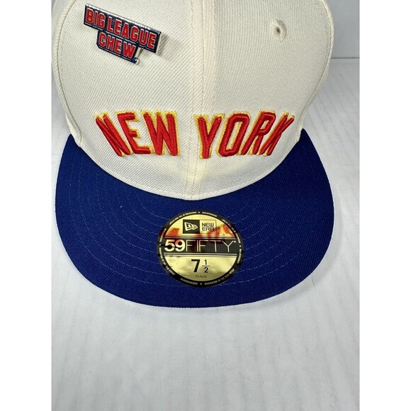 New Era X Big League Chew New York 59FIFTY Fitted Hat 7 3/4 BRAND NEW - Picture 2 of 5
